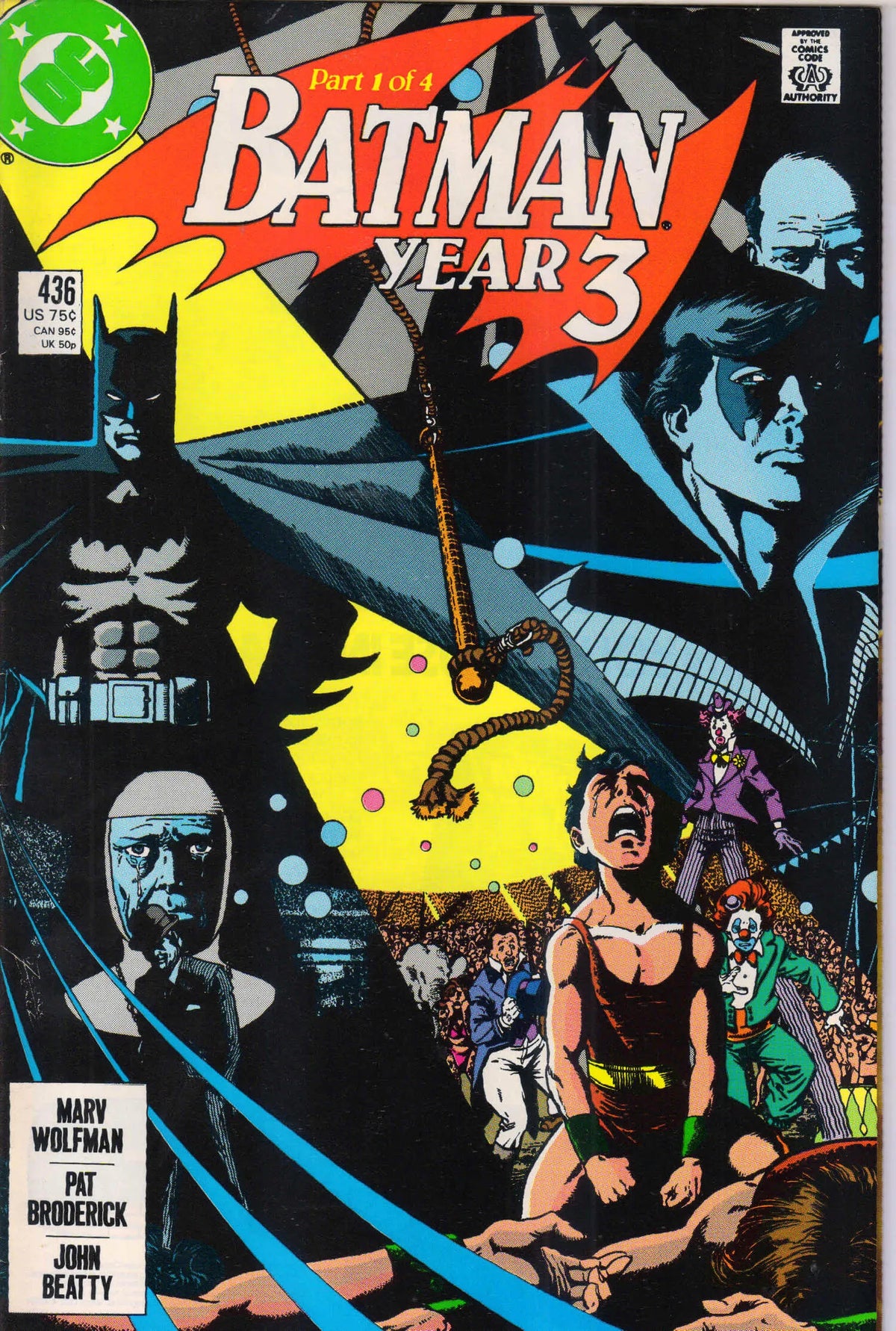 BATMAN YEAR 3 (1989) COMPLETE 4 ISSUES 9.2 (NM-)