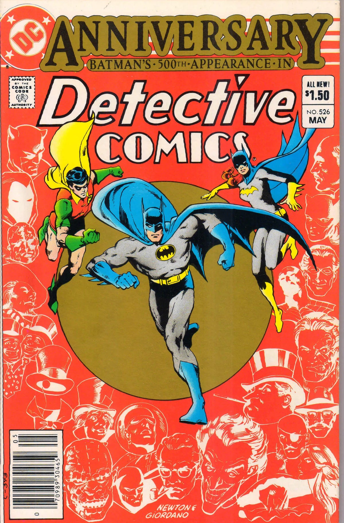 DETECTIVE COMICS #526 (1983) NEWSSTAND 9.6 (NM+)