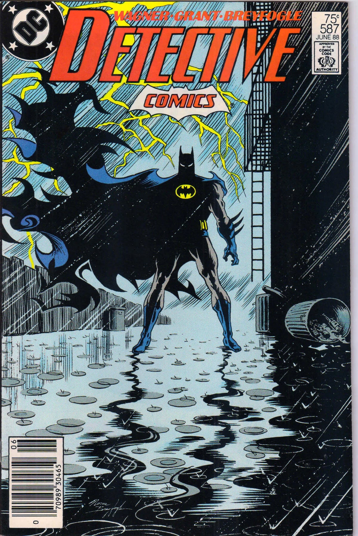 DETECTIVE COMICS #587 (1988) NEWSSTAND 9.6 (NM+)