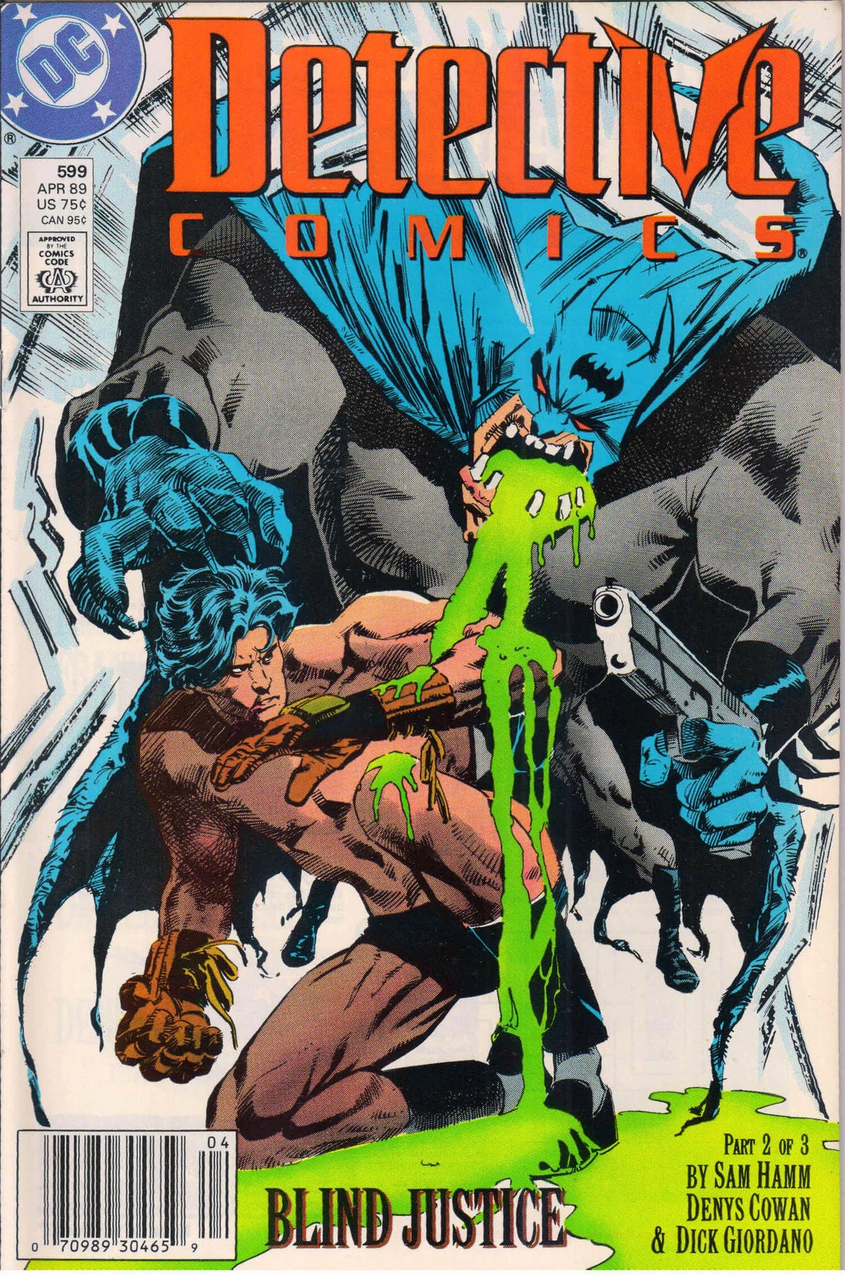 DETECTIVE COMICS #599 (1989) NEWSSTAND 9.6 (NM+)