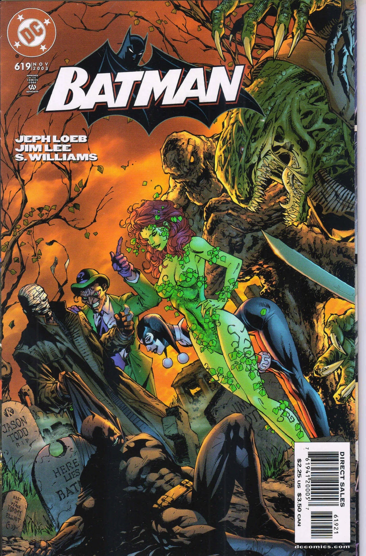 BATMAN #619 (2003) 9.4 (NM) VARIANT FOLDOUT COVER