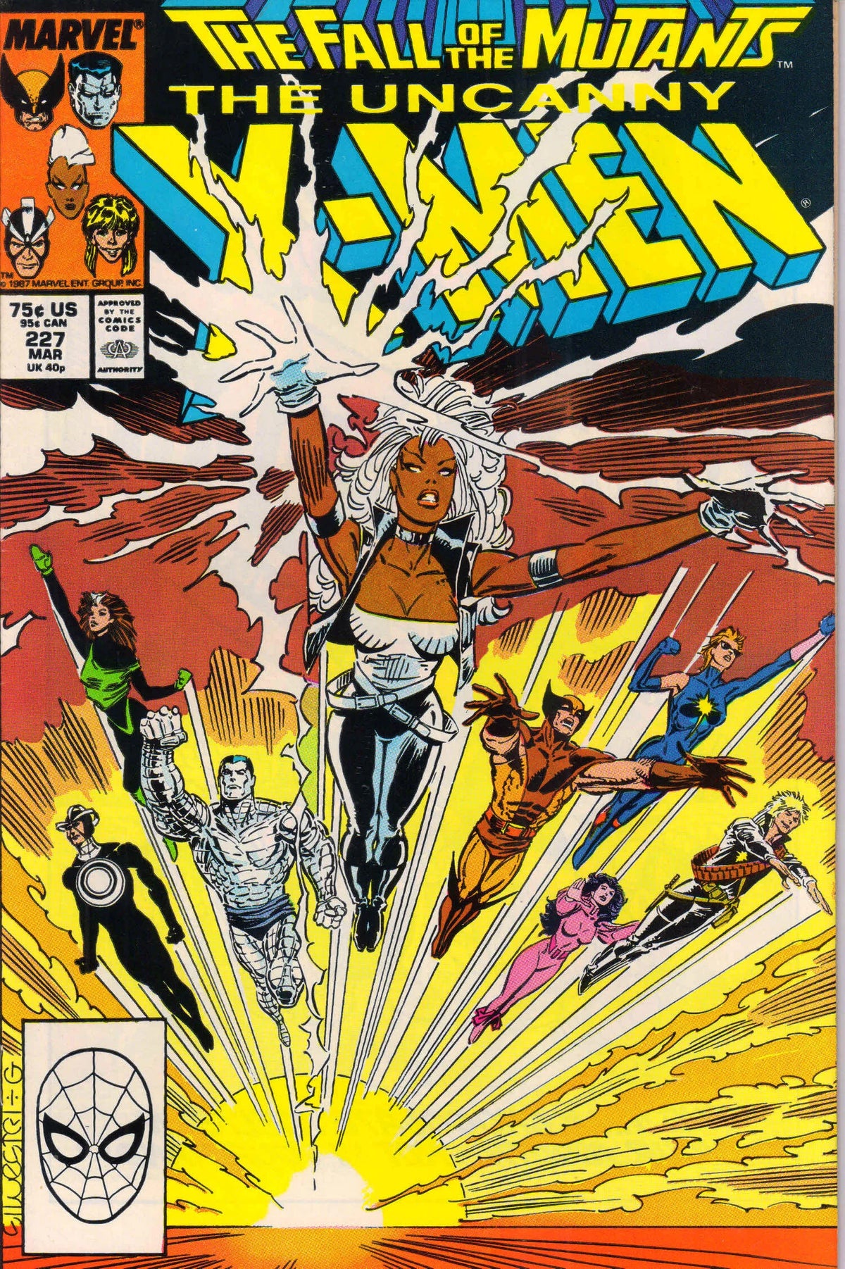 UNCANNY X-MEN #227 (1988) 9.0 (VF/NM)