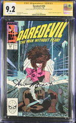 DAREDEVIL #256 (1988) (CGC - 9.2) SIGNED BY ANN NOCENTI, JOHN ROMITA JR.