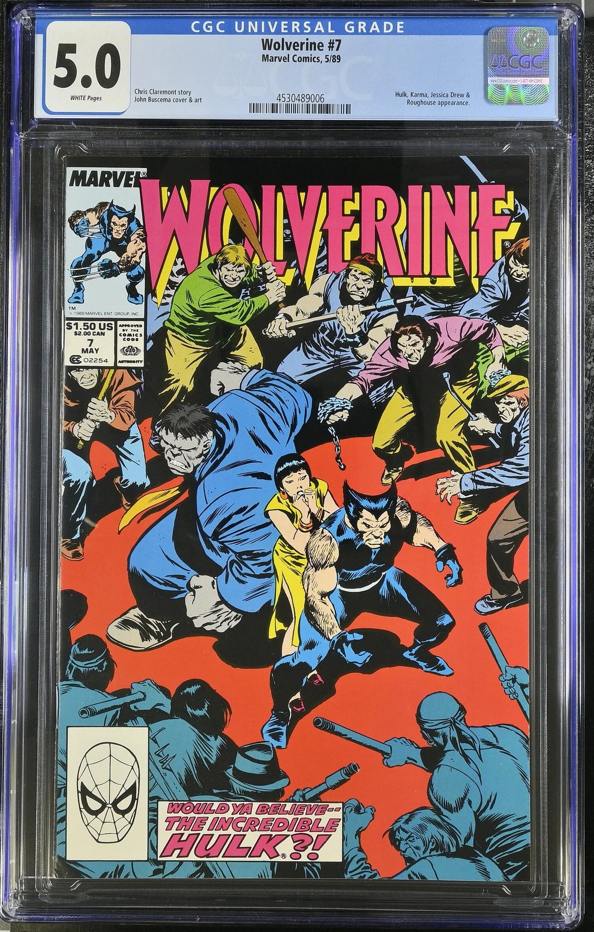 WOLVERINE #7 (1989) (CGC - 5.0)