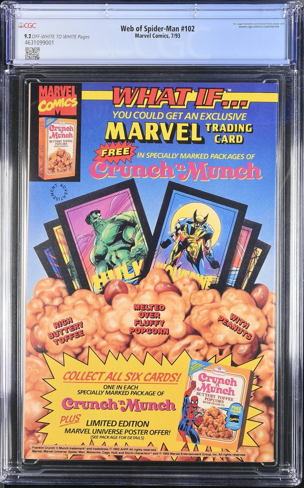 WEB OF SPIDER-MAN #102 (1993) CGC 9.2 (NM-)