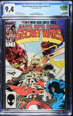 MARVEL SUPERHEROES : SECRET WARS #9 (1985) CGC 9.4