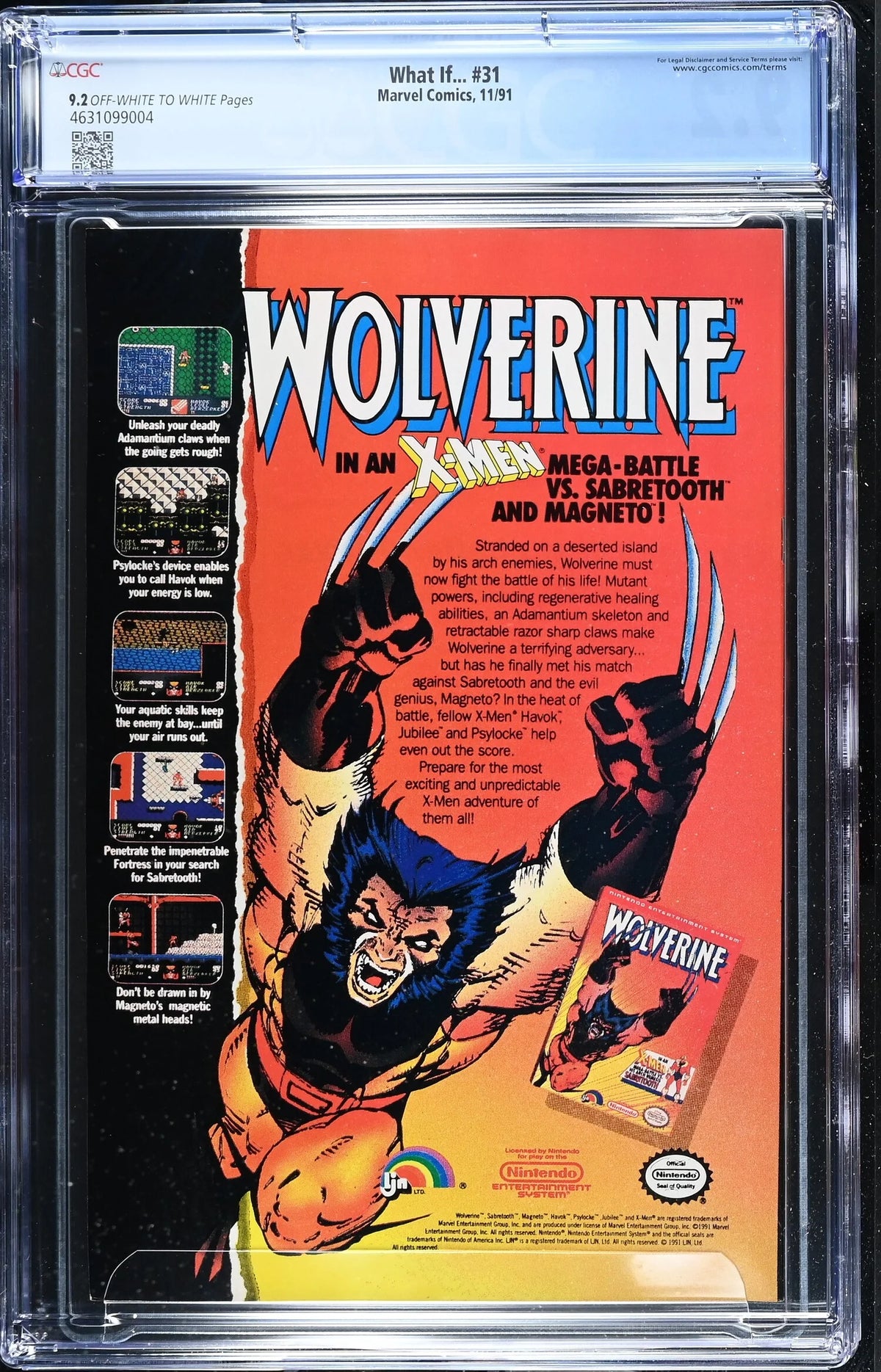 WHAT IF...? #31 (1991) CGC 9.2