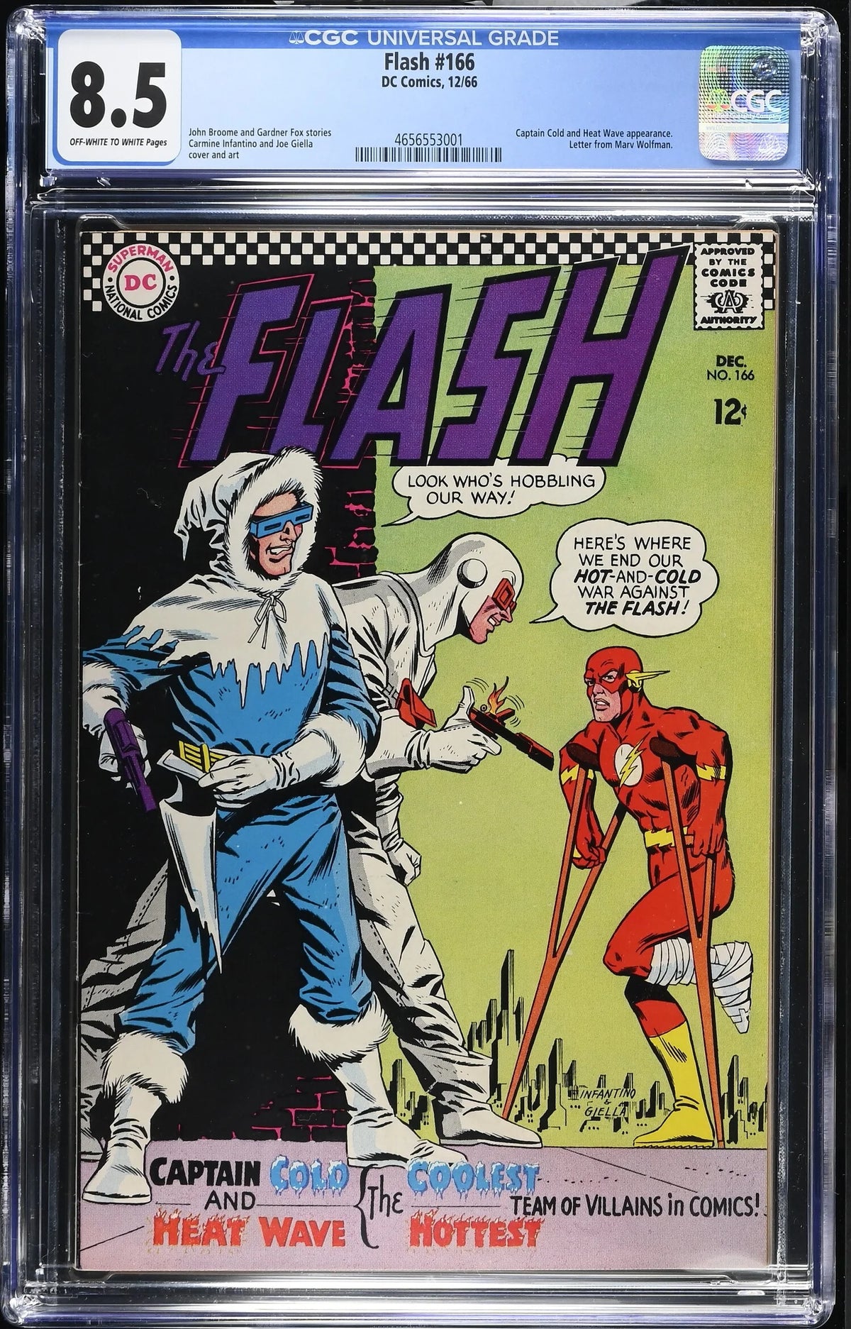 THE FLASH #166 (1966) CGC 8.5