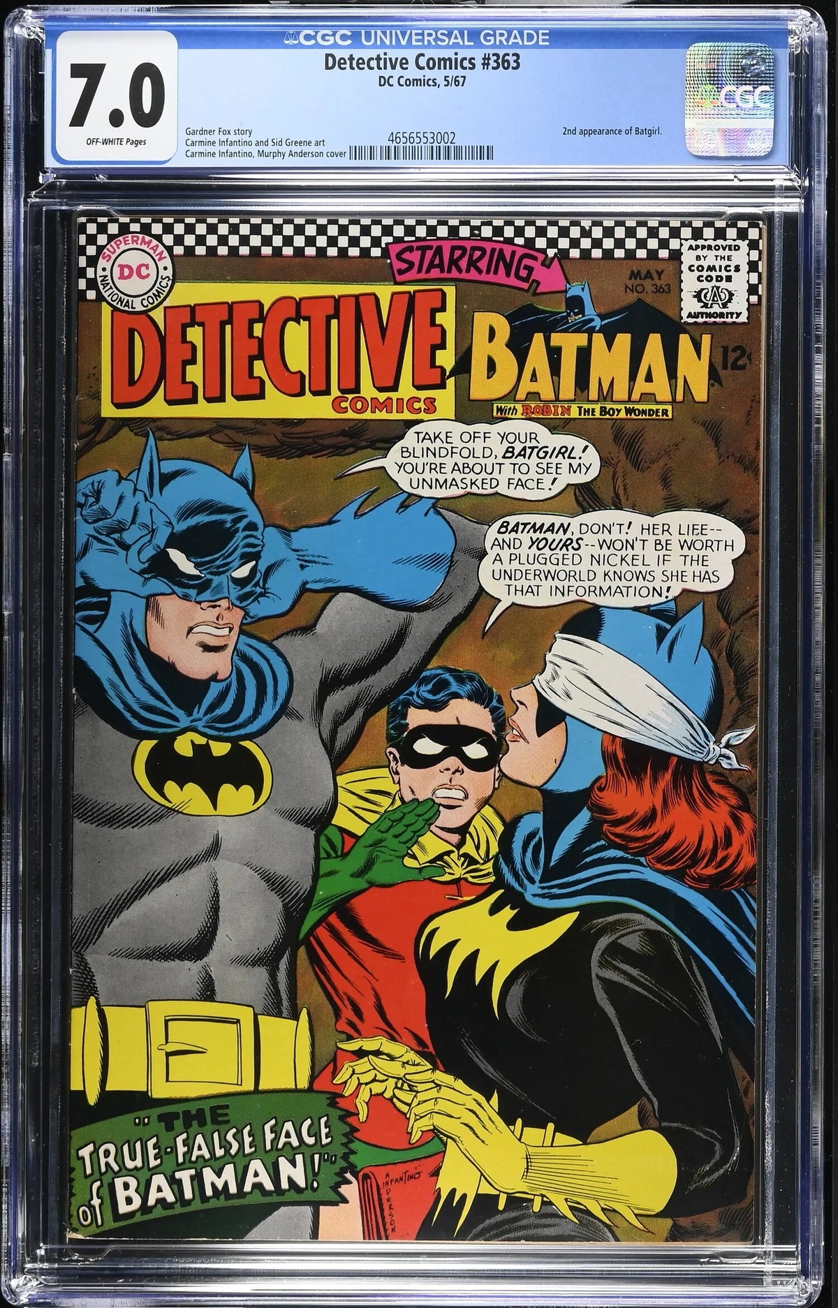 DETECTIVE COMICS #363 (1967) CGC 7.0
