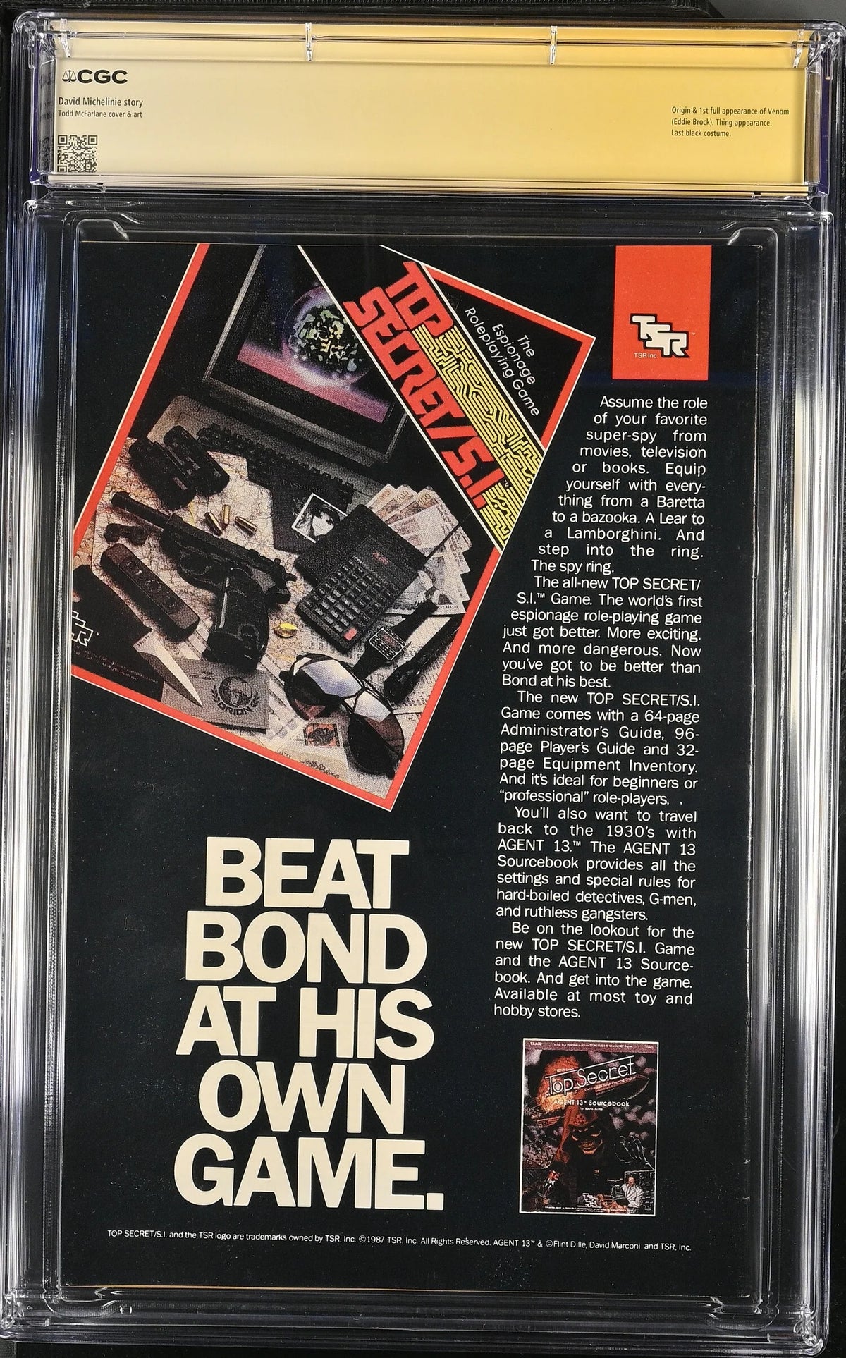 AMAZING SPIDER-MAN #300 (1988) CGC 9.0 SIGNED TODD MCFARLANE - MAJOR KEY