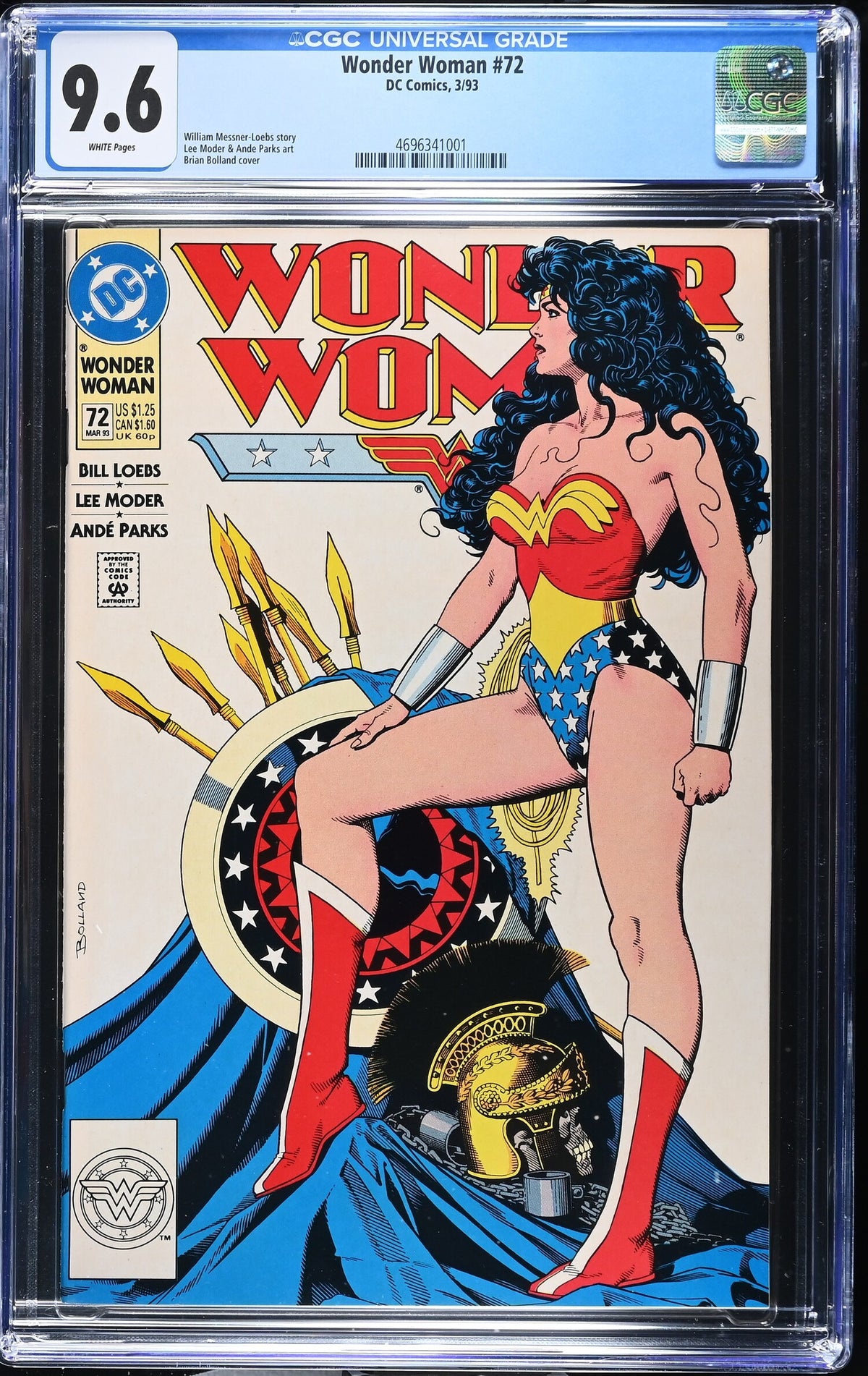 WONDER WOMAN #72 (1993) CGC 9.6 - ICONIC COVER
