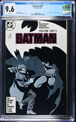 BATMAN:YEAR ONE (1987) (404 - 407) COMPLETE CGC (THREE 9.8 & ONE 9.6)