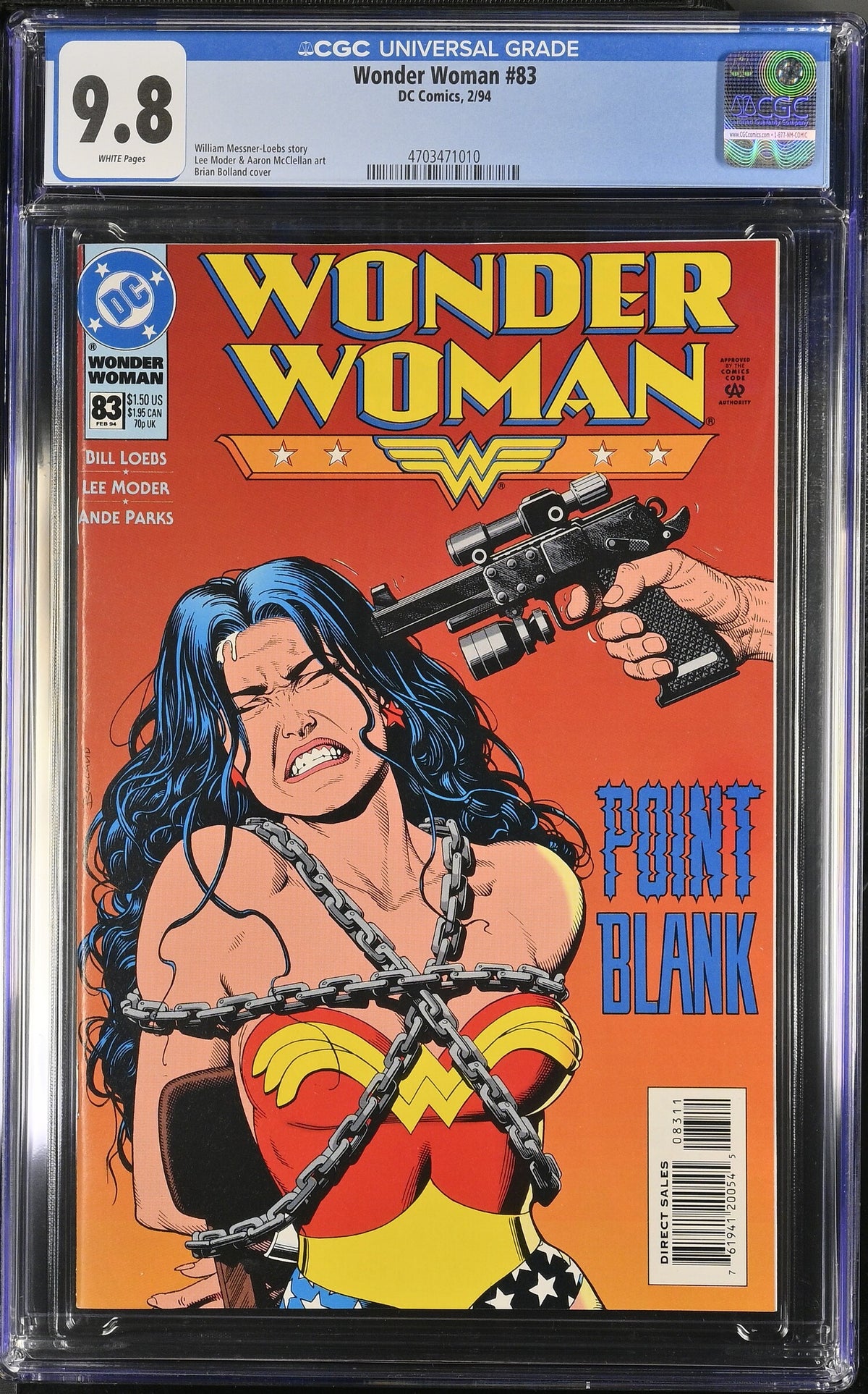 WONDER WOMAN #83 (1994) CGC 9.8 CLASSIC COVER