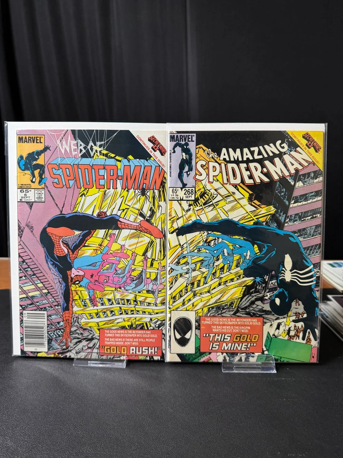 JOHN BYRNE ICONIC CONNECTING COVERS (2 ISSUES) 1985 9.4 (NM)