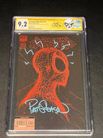 AMAZING SPIDER-MAN #55 (2021) 2ND PRINT CGC 9.2 SIGNED & SKETCH PAT GLEASON