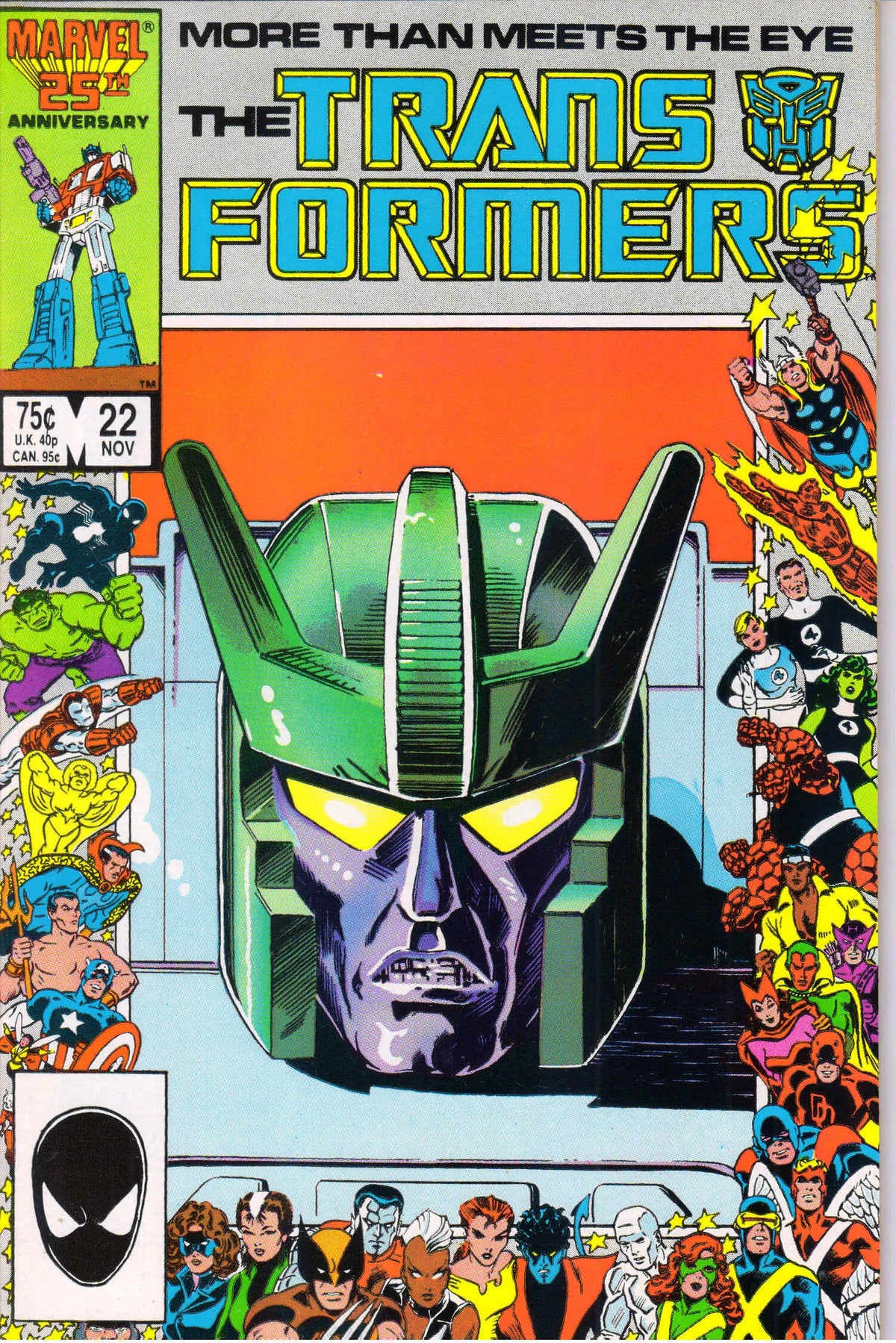 TRANSFORMERS #22 (1986) 9.6 (NM+)