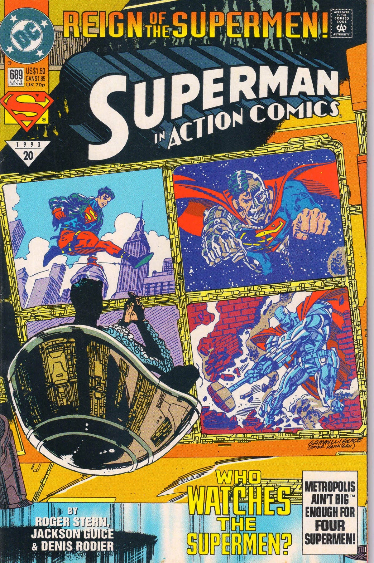 ACTION COMICS #689 (1993) 9.4 (NM)