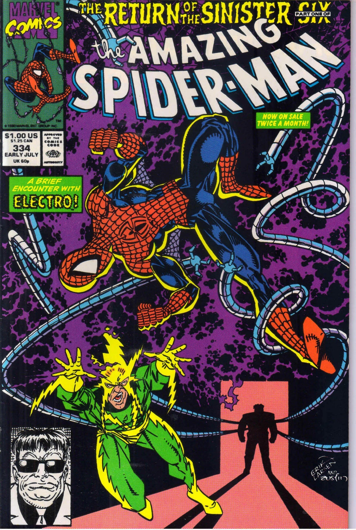 AMAZING SPIDER-MAN #334 (1990) 9.4 (NM)