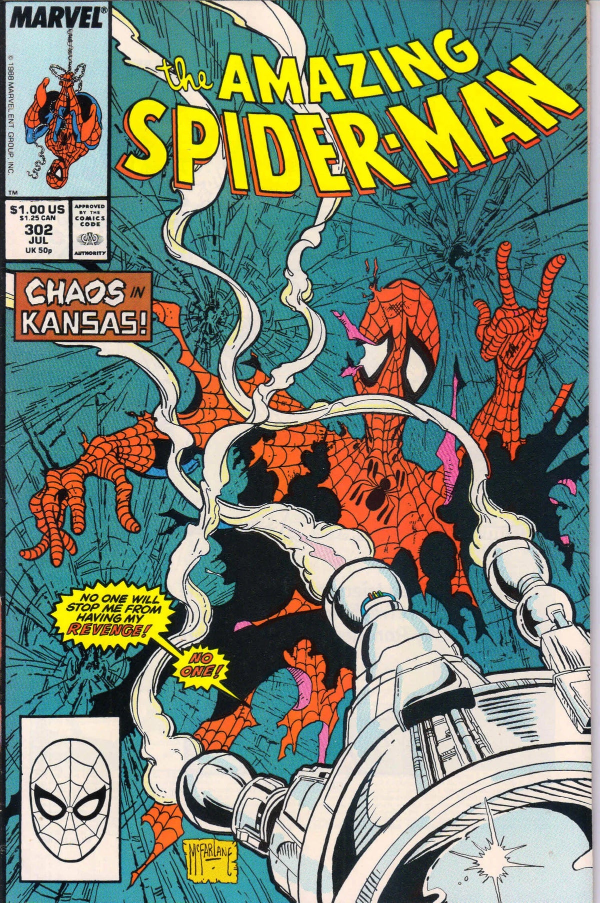 AMAZING SPIDER-MAN #302 (1988) 8.5 (VF+)