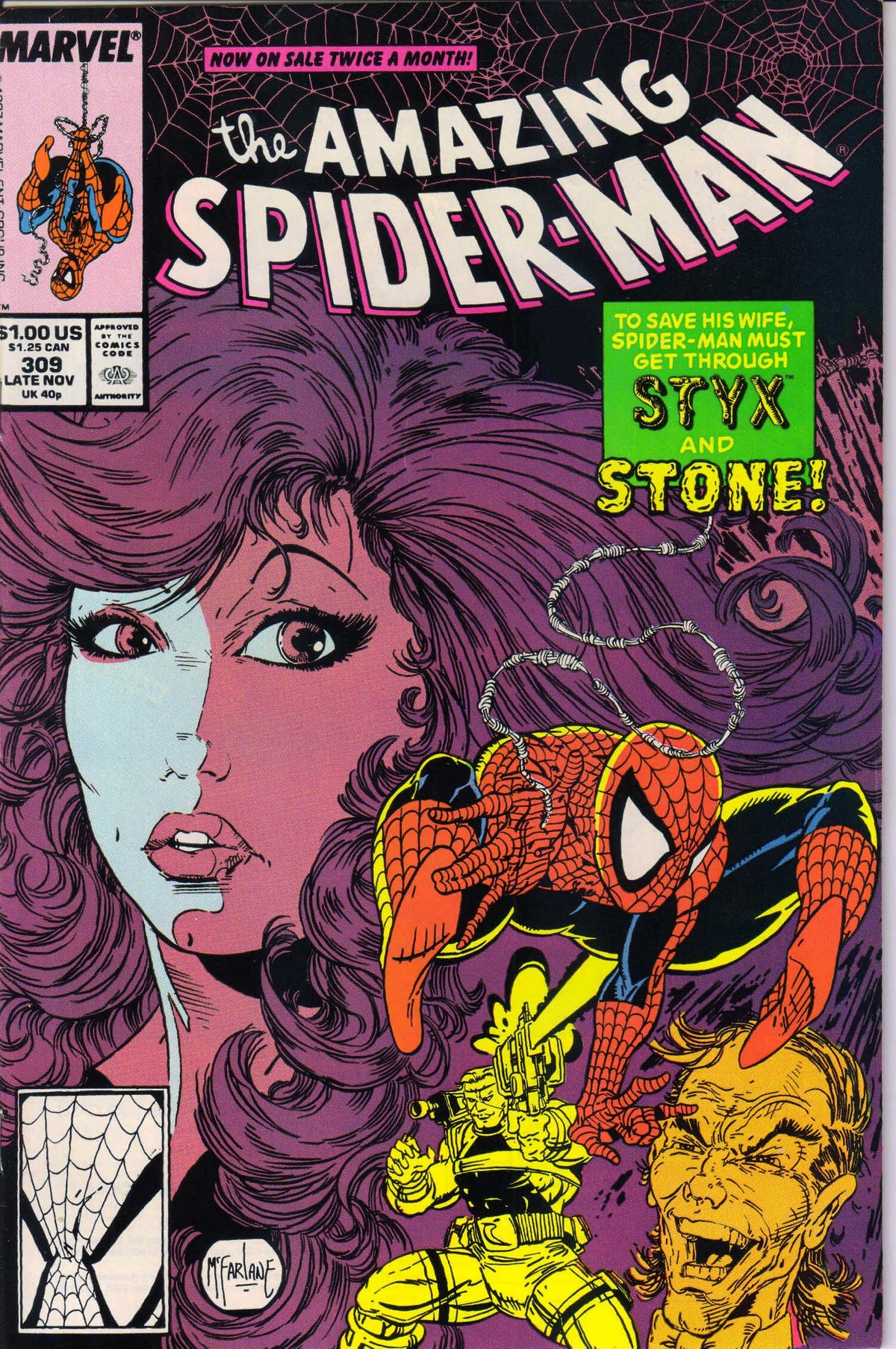 AMAZING SPIDER-MAN #309 (1988) 9.2 (NM-)