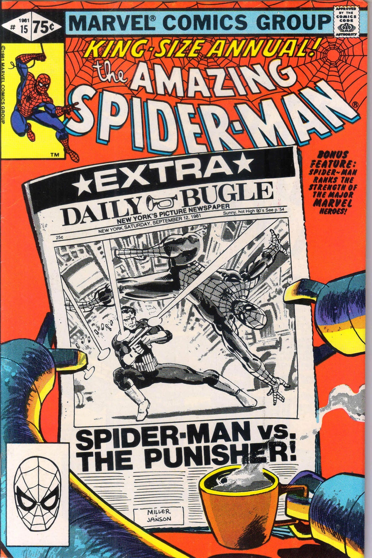 AMAZING SPIDER-MAN ANNUAL #15 (1981) 8.0 VF