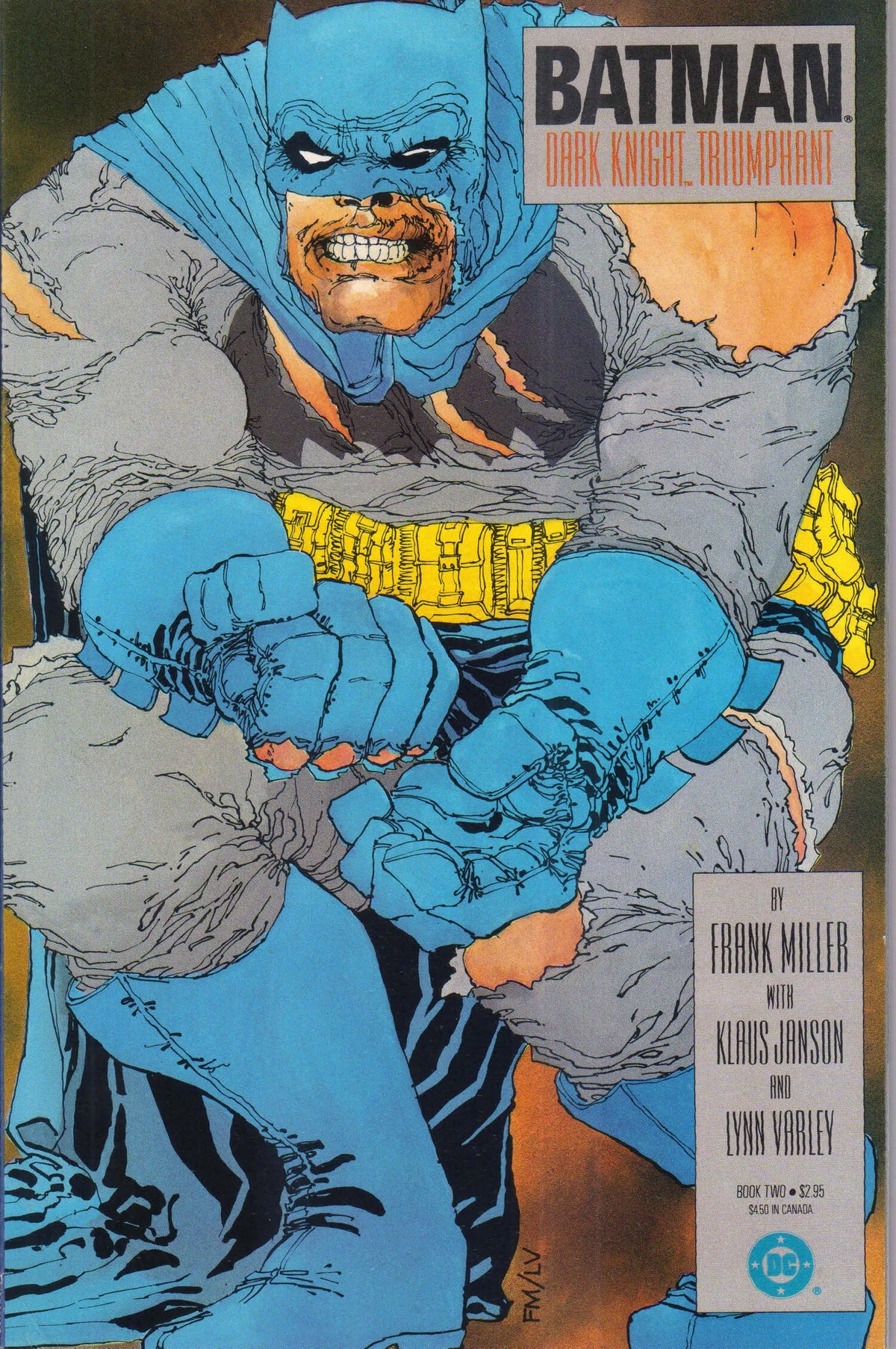 BATMAN: THE DARK KNIGHT RETURNS (1-4) 1986 COMPLETE 1ST PRINT 8.5 (VF+)