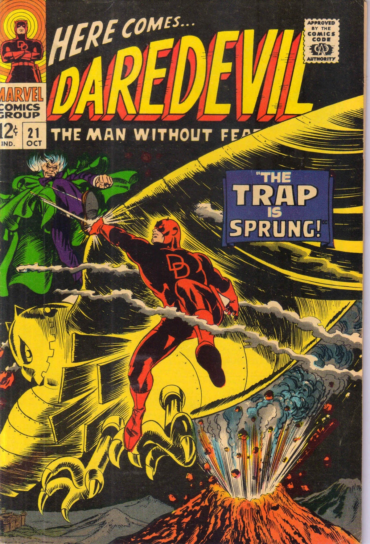 DAREDEVIL #21 (1966) 8.0 (VF)