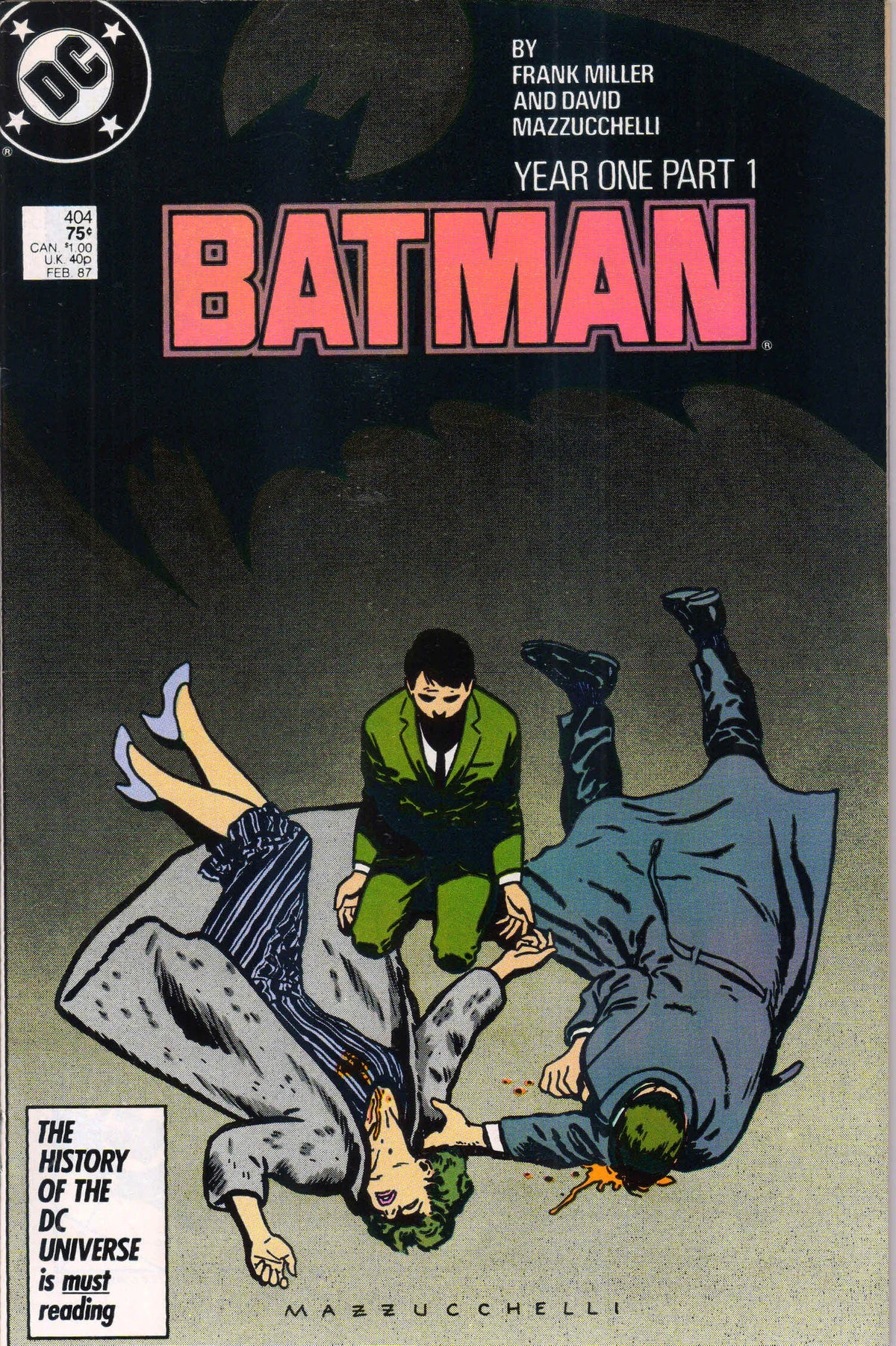 BATMAN #404 (1987) (YEAR ONE PT 1) 9.2 (NM-)