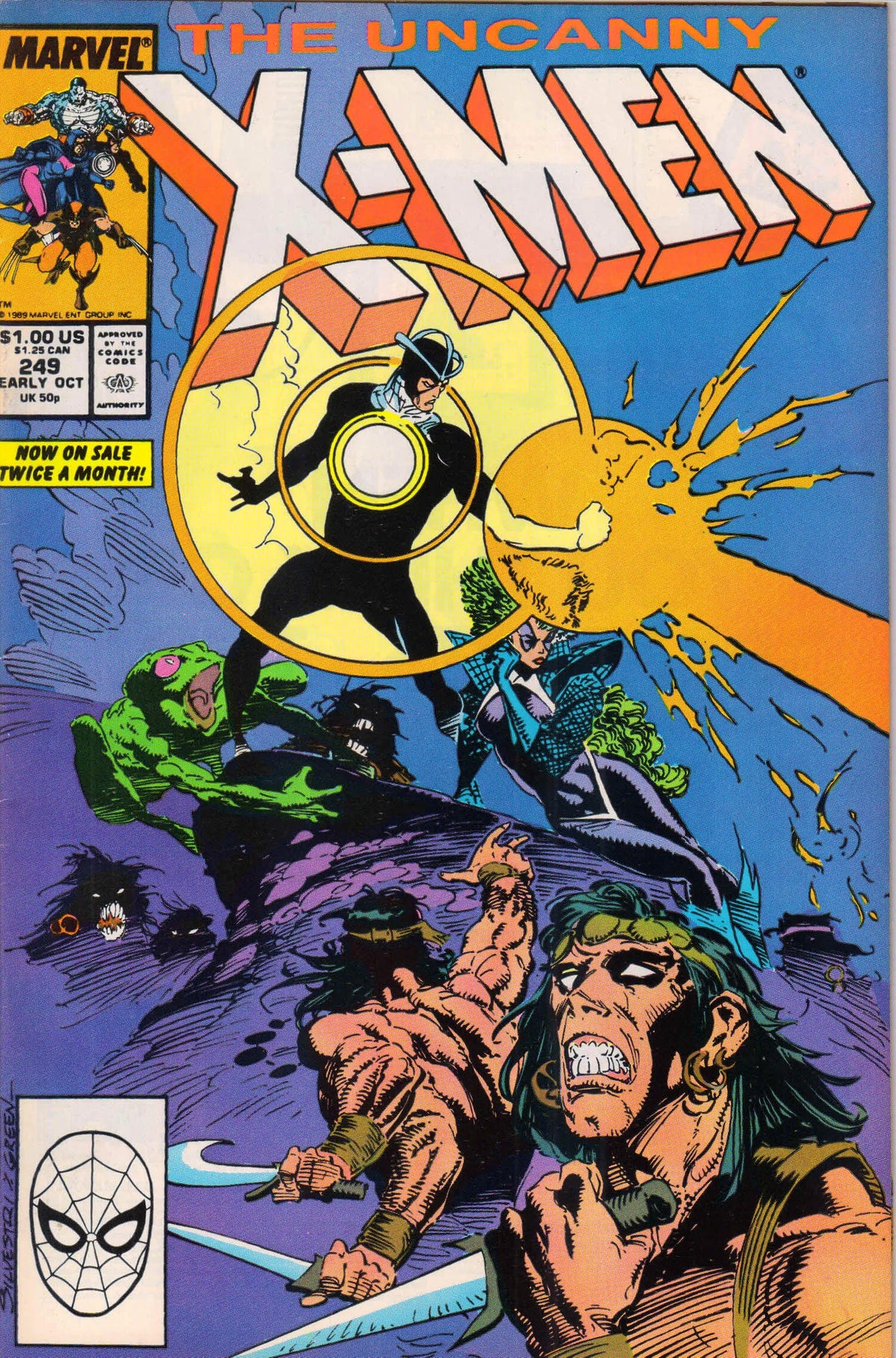 UNCANNY X-MEN #249 (1989) 9.2 (NM-)