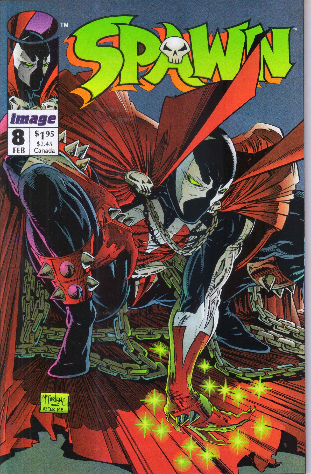 SPAWN #8 (1993) 9.6 (NM+) (MAJOR KEY)