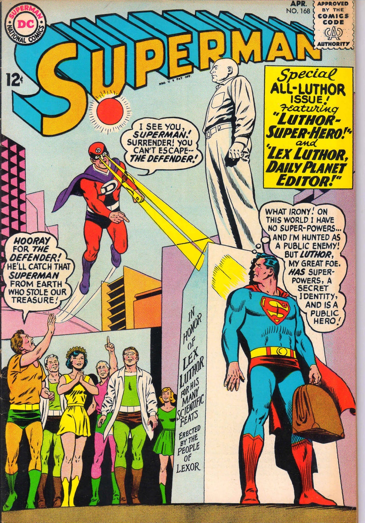SUPERMAN #168 (1964) 8.0 (VF)