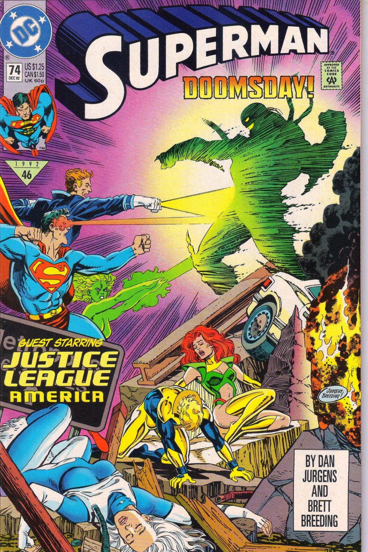 SUPERMAN #74 (1992) 9.4 (NM)