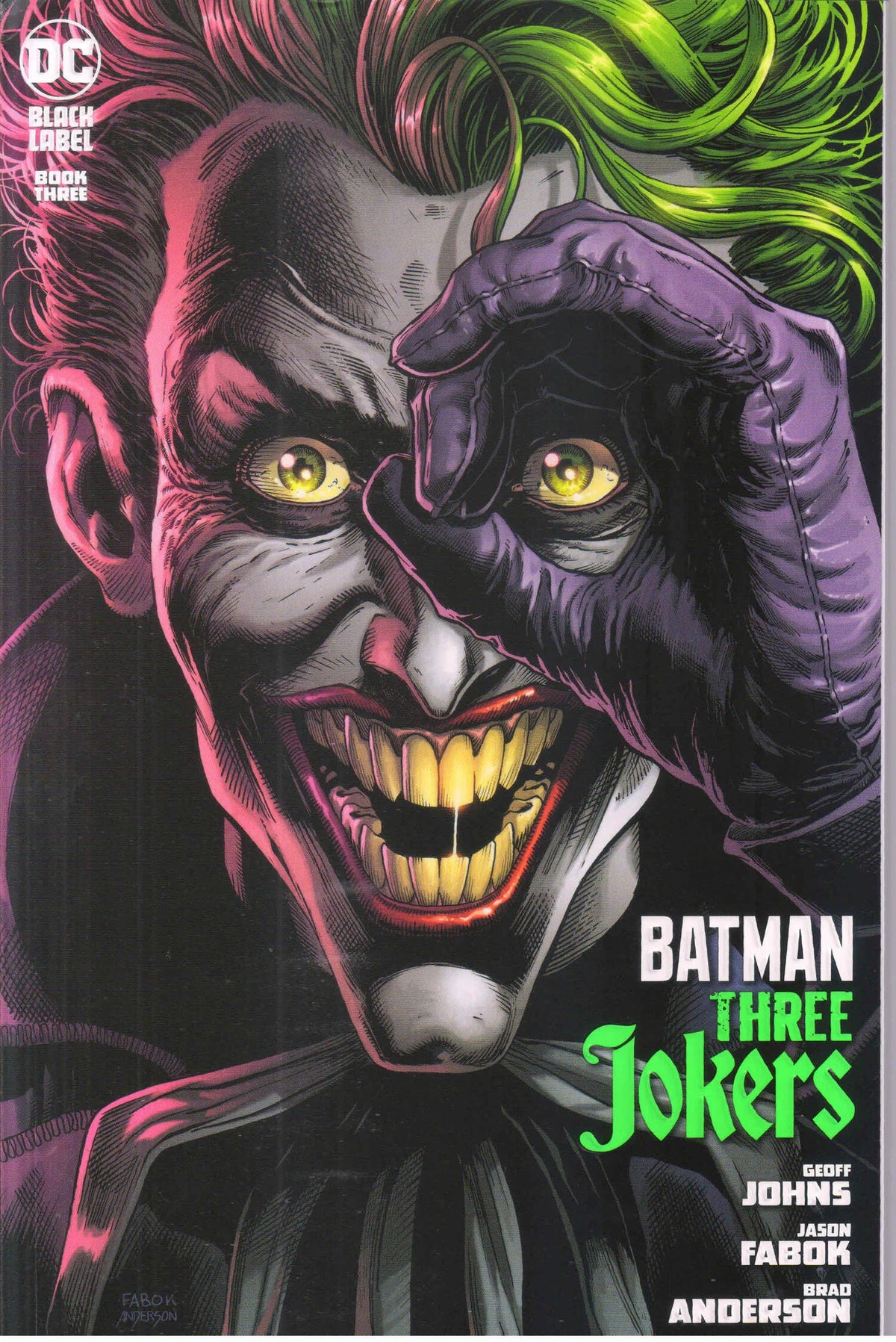BATMAN : THREE JOKERS (1-3) (2020) + CGC 9.8 SIGNED VARIANT A COVER