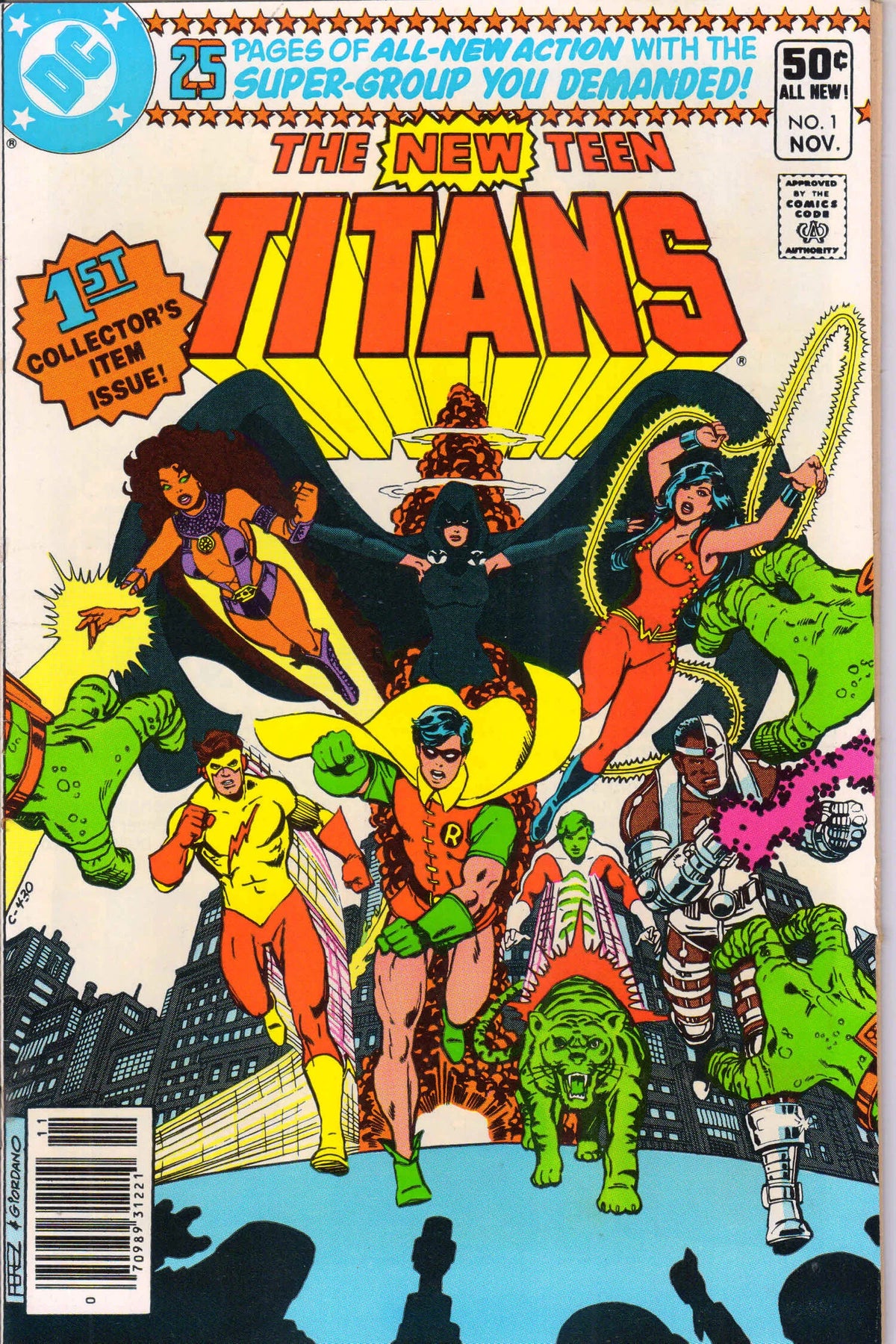 NEW TEEN TITANS #1 (1980) NEWSSTAND 9.4 (NM) - MAJOR KEY
