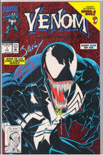 VENOM : LETHAL PROTECTOR #1 (COA) SIGNED MARK BAGLEY, DAVID MICHELINE 9.4 (NM)