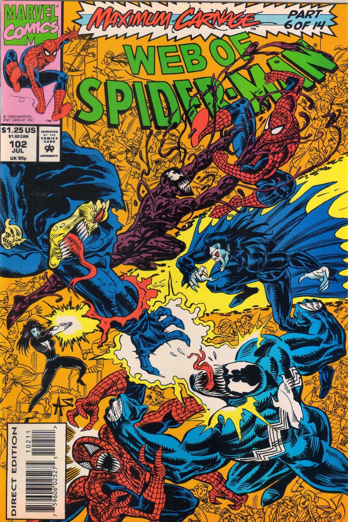 WEB OF SPIDER-MAN #102 (1993) 9.4 NM