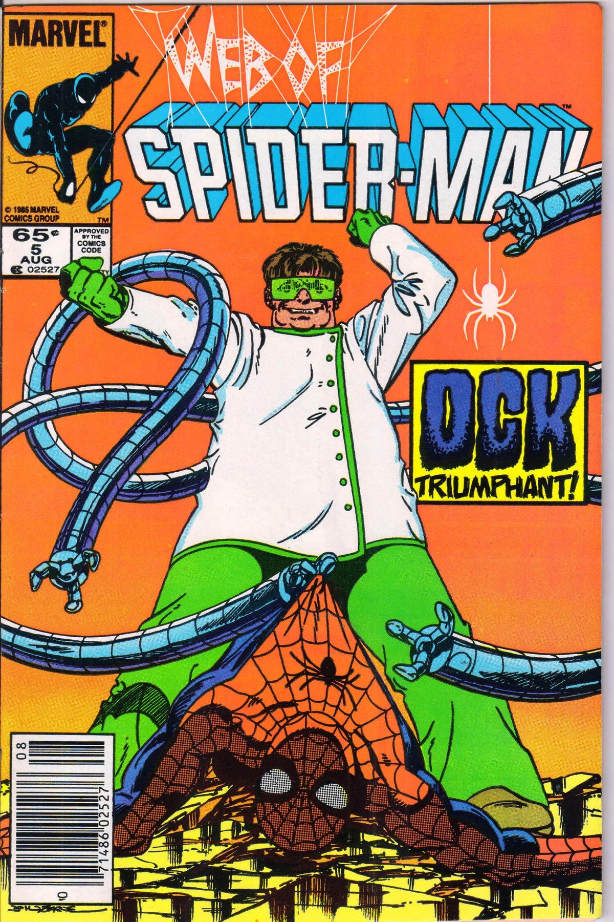 WEB OF SPIDER-MAN #5 (1985) NEWSSTAND 9.2 (NM-)