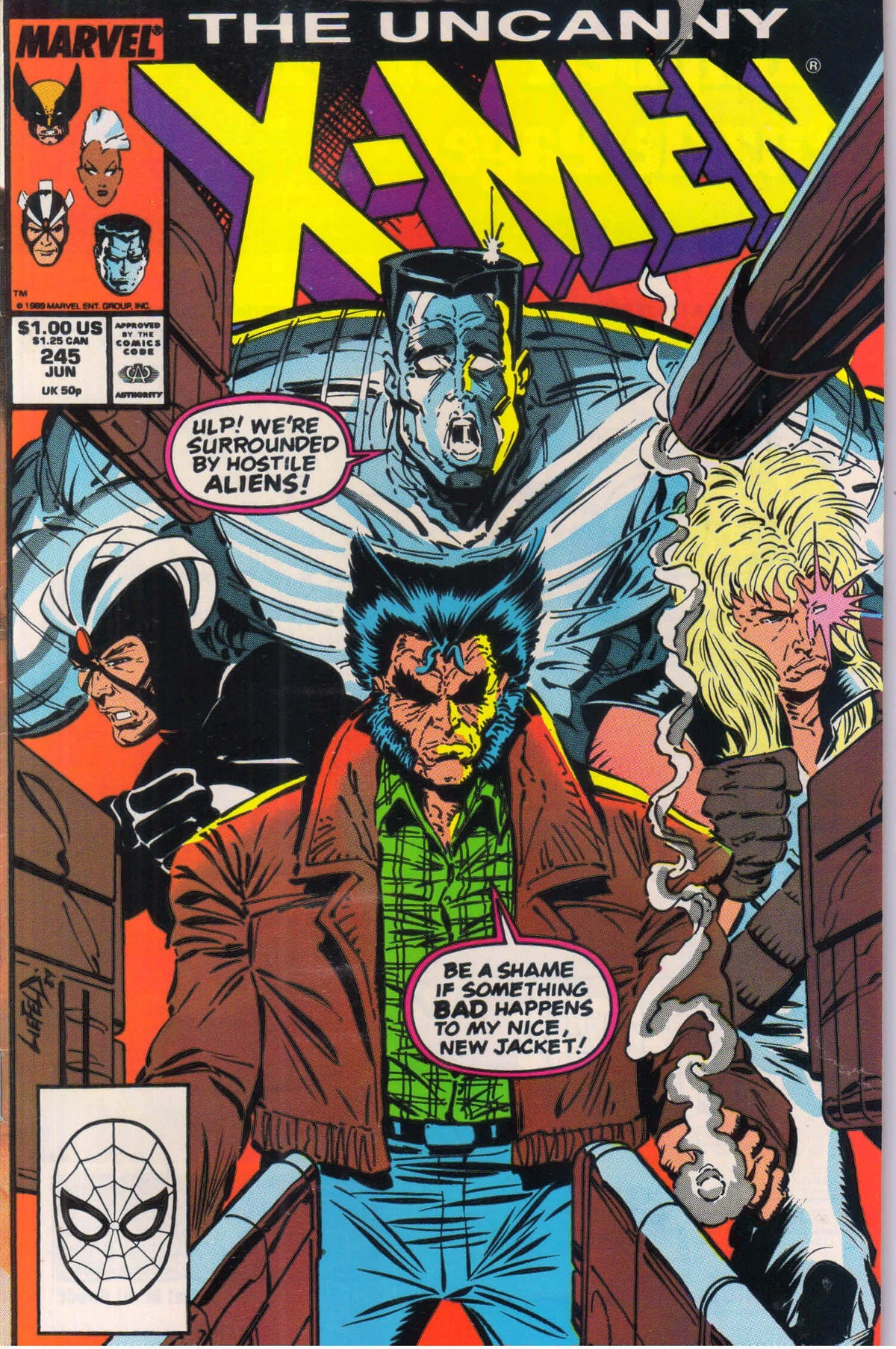 UNCANNY X-MEN #245 (1989) 9.4 (NM)