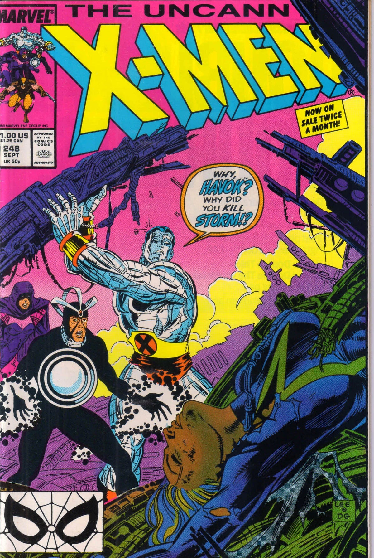 UNCANNY X-MEN #248 (1989) 9.4 (NM) FIRST JIM LEE X-MEN