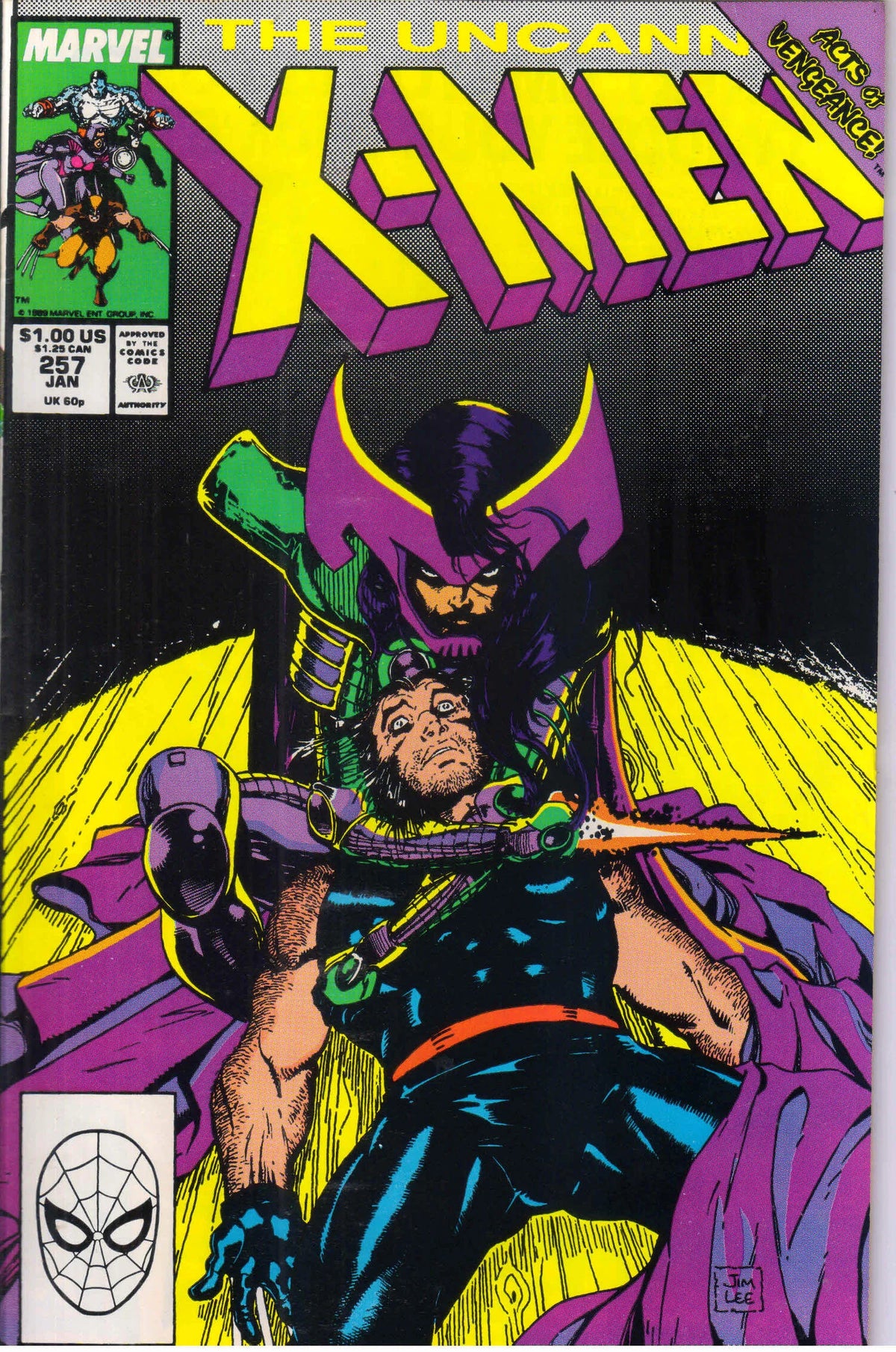 UNCANNY X-MEN #257 (1990) 9.4 (NM)