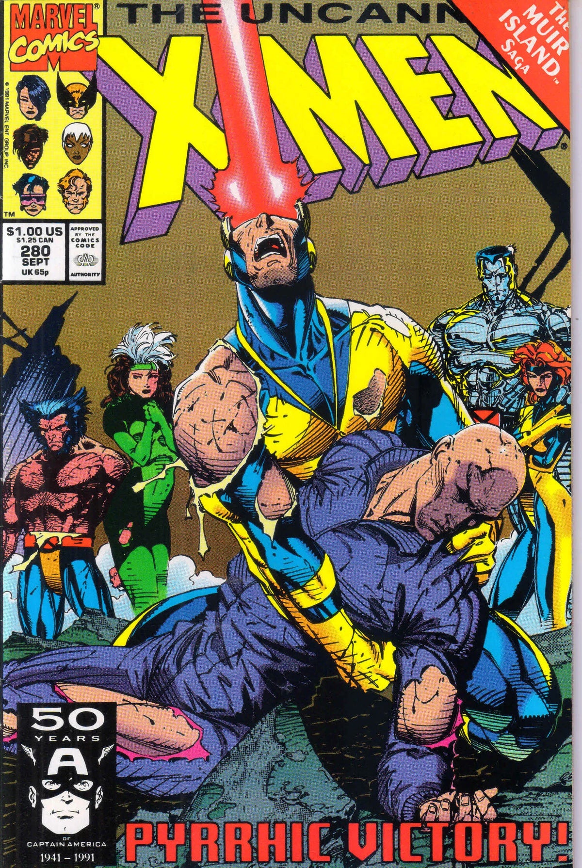 UNCANNY X-MEN #280 (1991) 9.6 (NM+)
