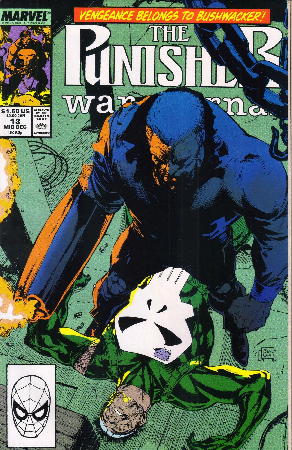 PUNISHER WAR JOURNAL #13 (1989) 9.6 (NM+)
