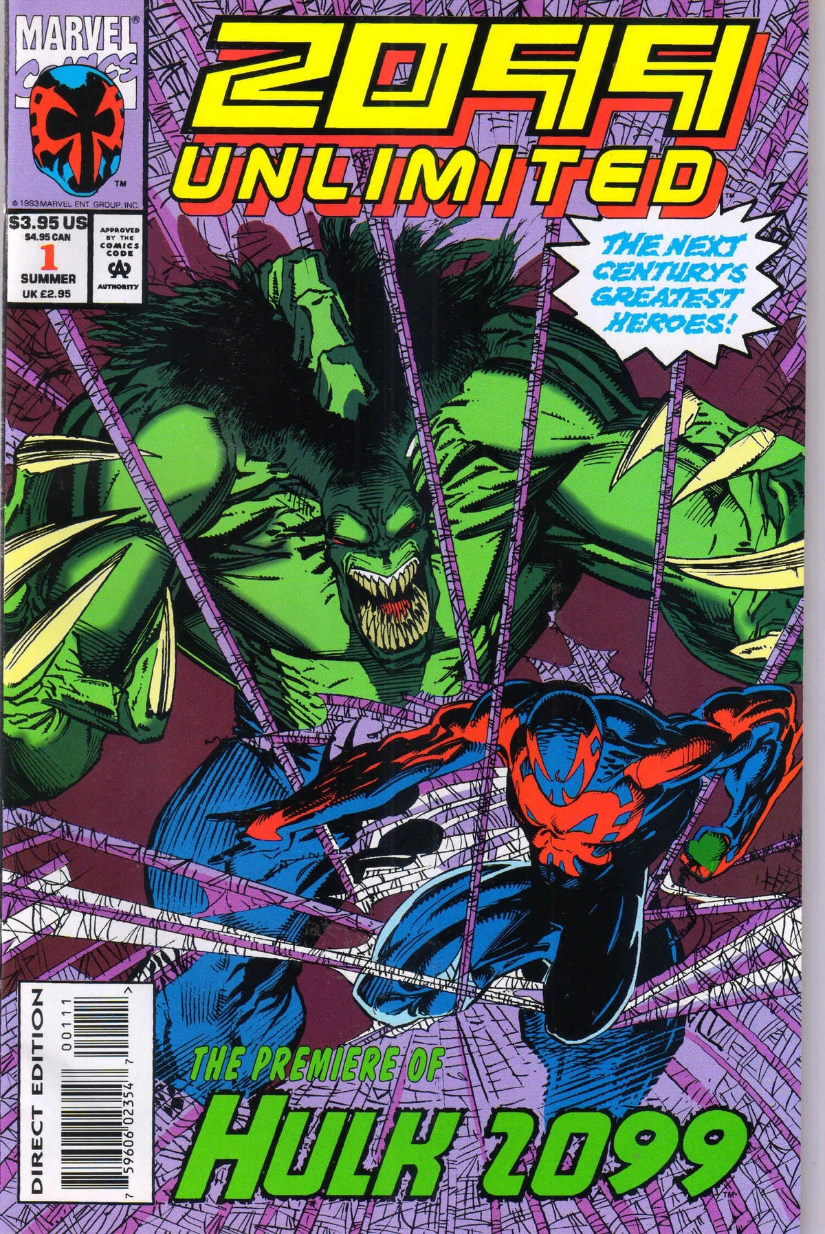 2099 UNLIMITED #1 (1993) 9.8 (MT)