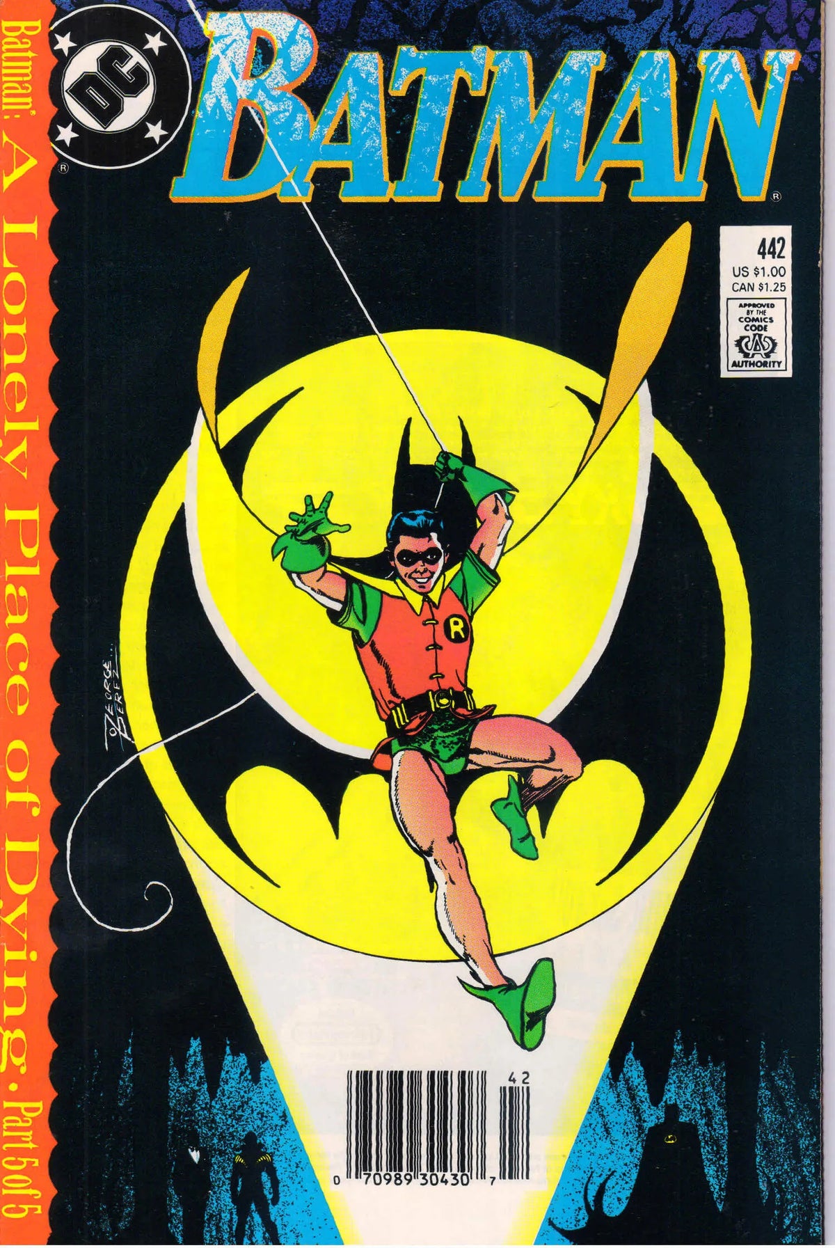 BATMAN #442 (1989) NEWSSTAND 9.2 (NM-)