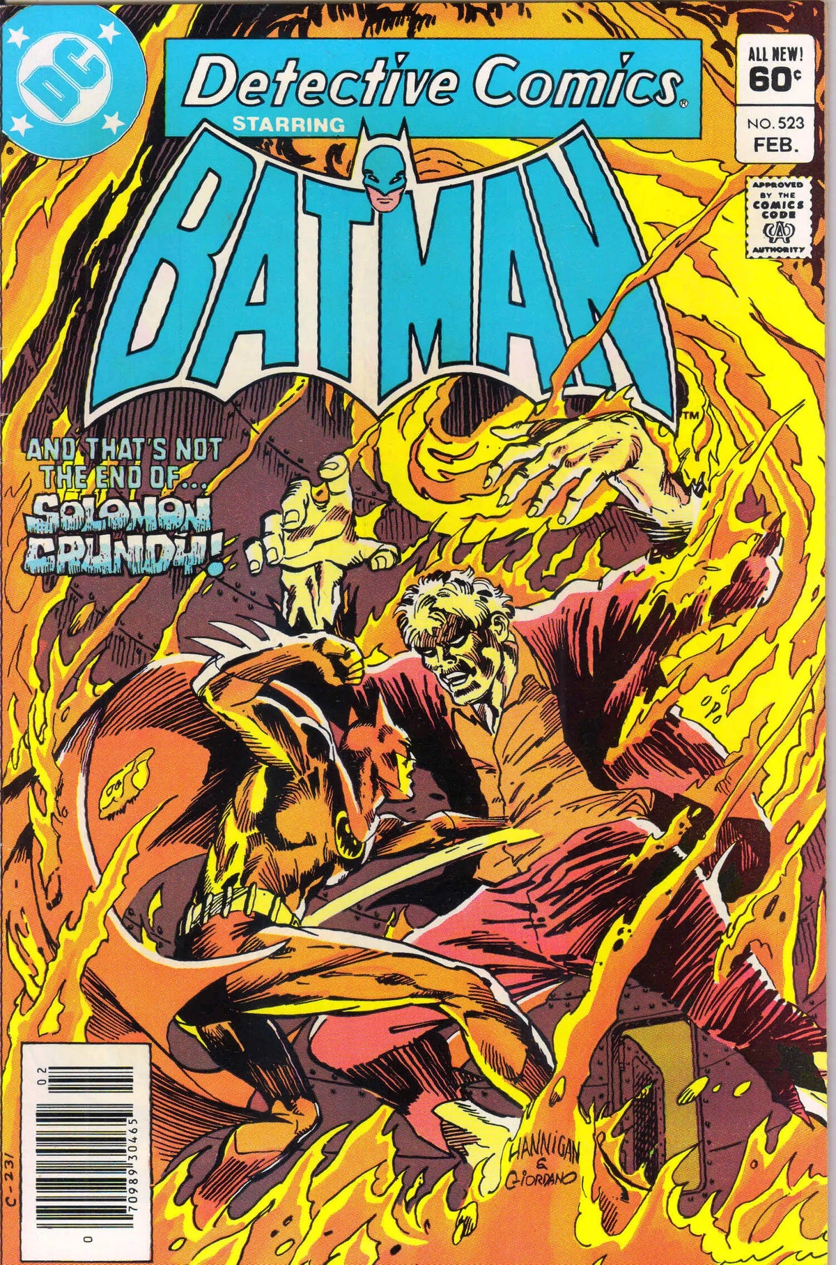 DETECTIVE COMICS #523 (1983) NEWSSTAND 9.4 (NM)