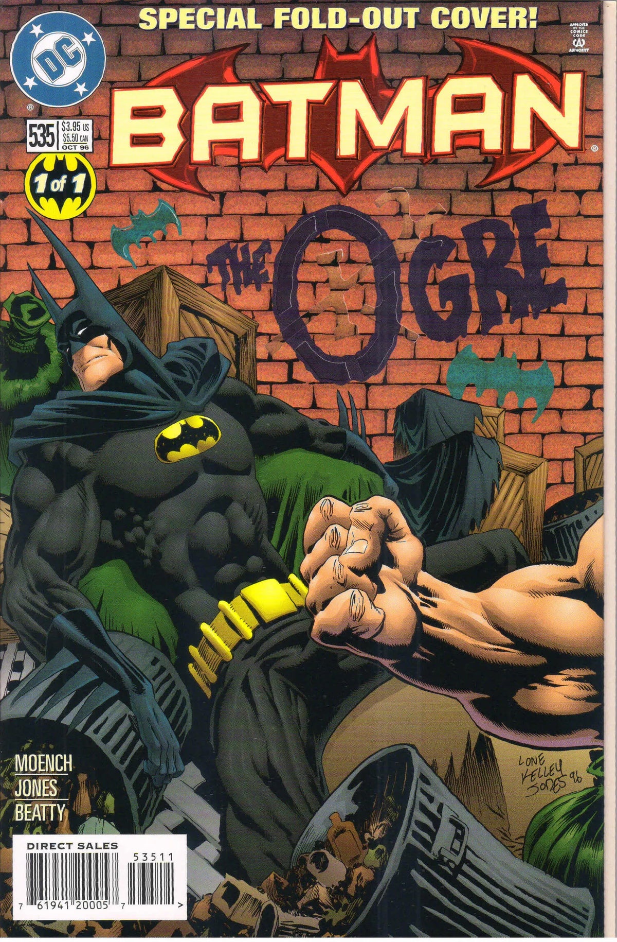 BATMAN #535 (1996) VARIANT COVER 9.8 (MT)