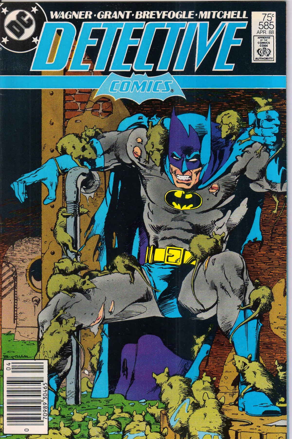 DETECTIVE COMICS #585 (1988) NEWSSTAND 9.4 (NM)