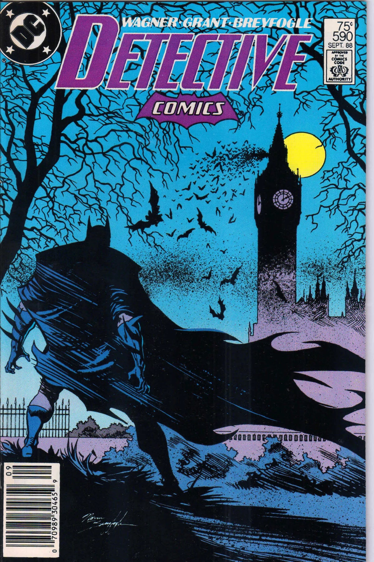 DETECTIVE COMICS #590 (1988) NEWSSTAND 9.6 (NM+)