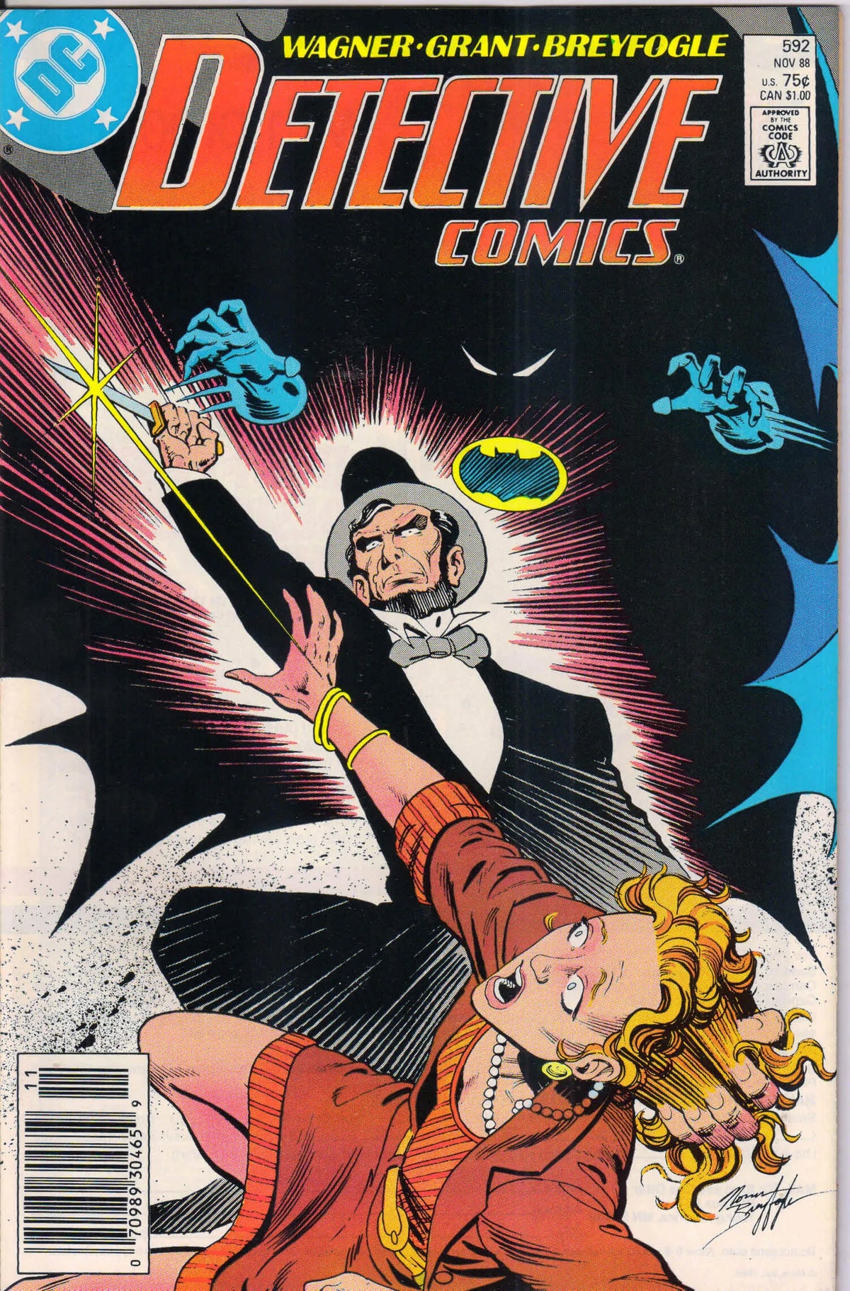 DETECTIVE COMICS #592 (1988) NEWSSTAND 9.6 (NM+)