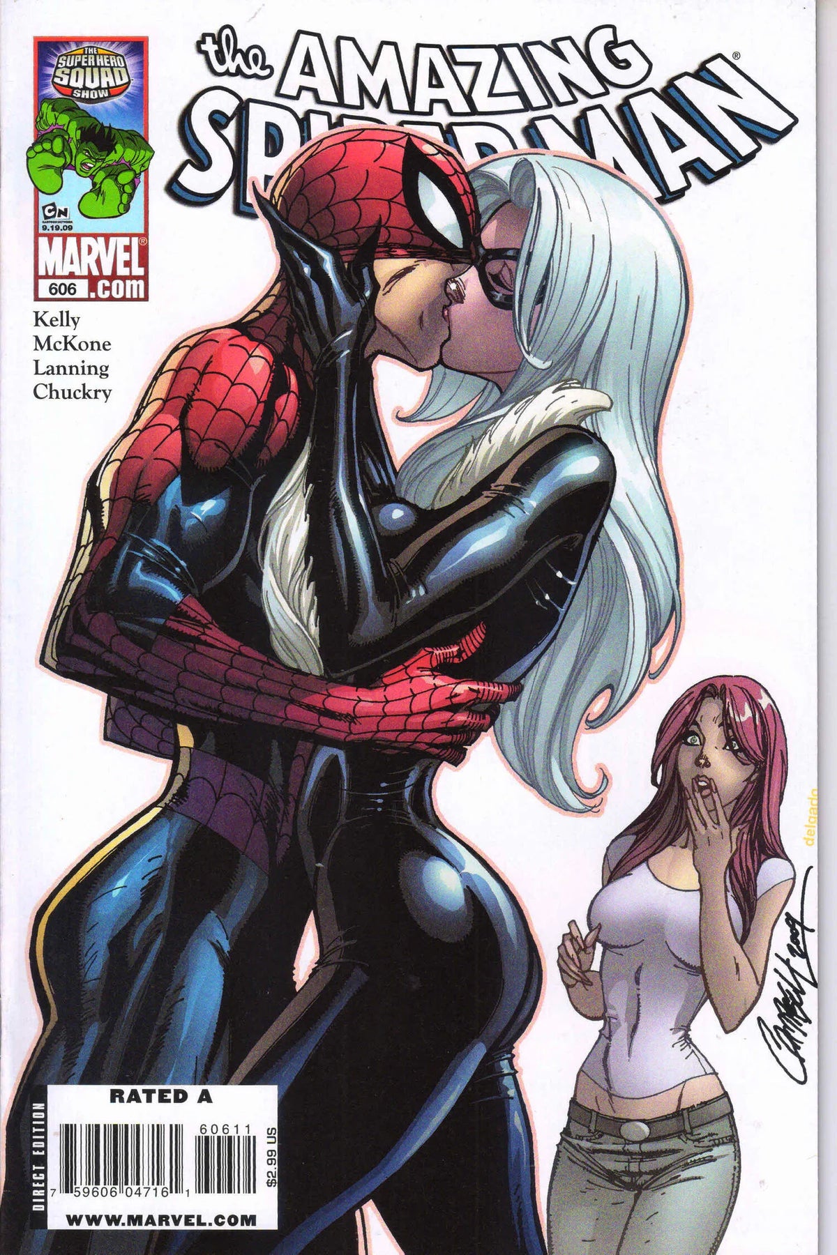 AMAZING SPIDER-MAN #606 (2009) 9.6 NM+ CAMPBELL COVER